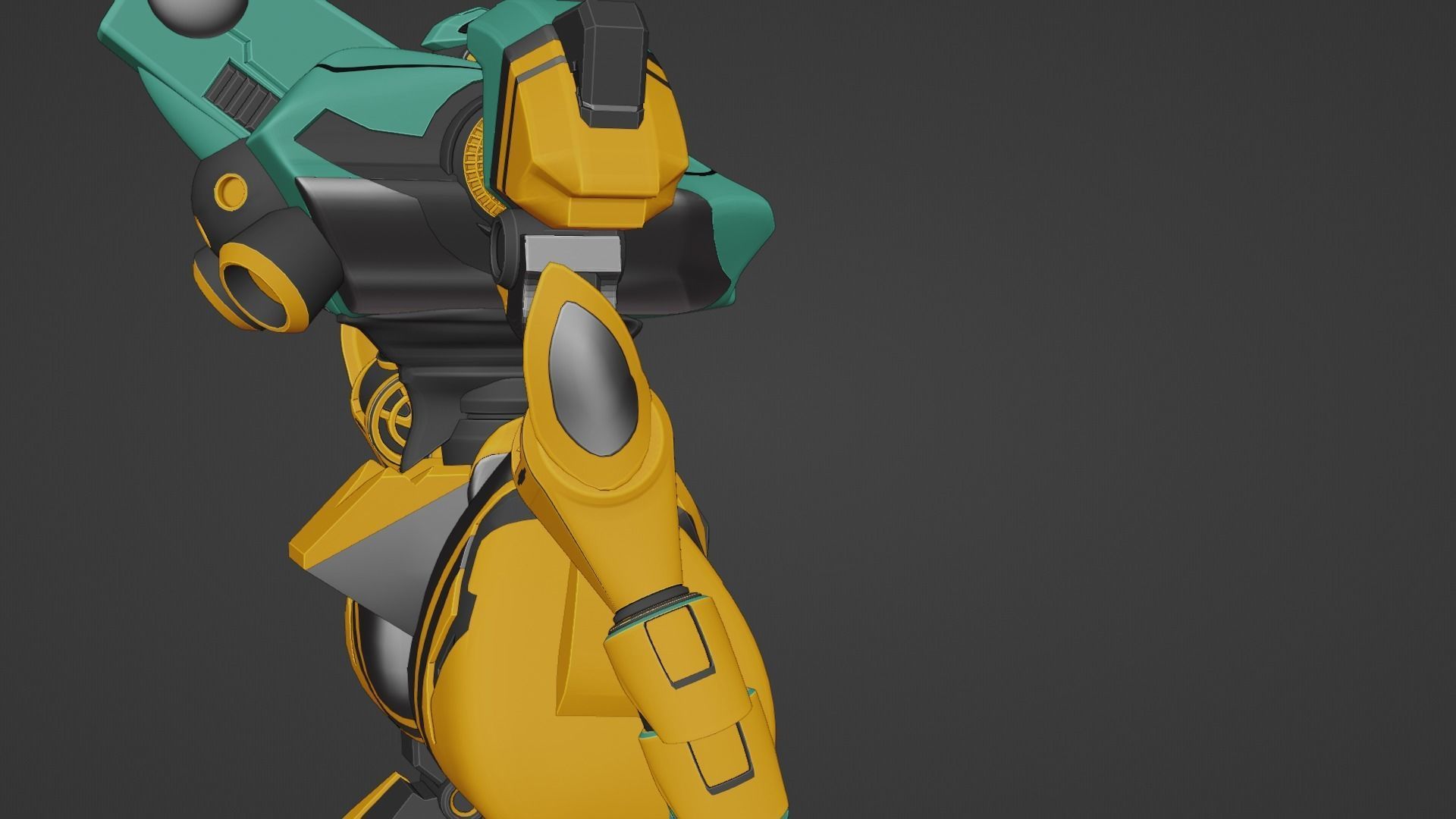 Sci-Fi robot  3D model_43