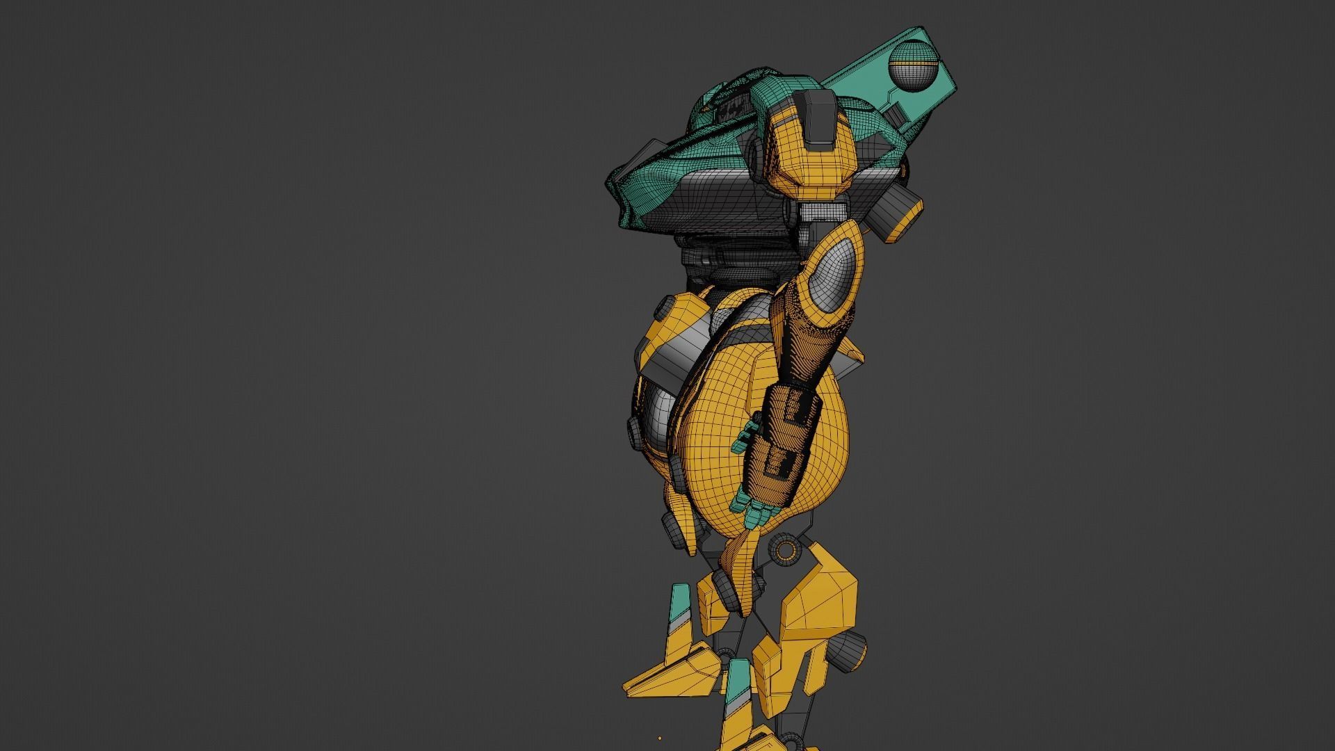 Sci-Fi robot  3D model_77