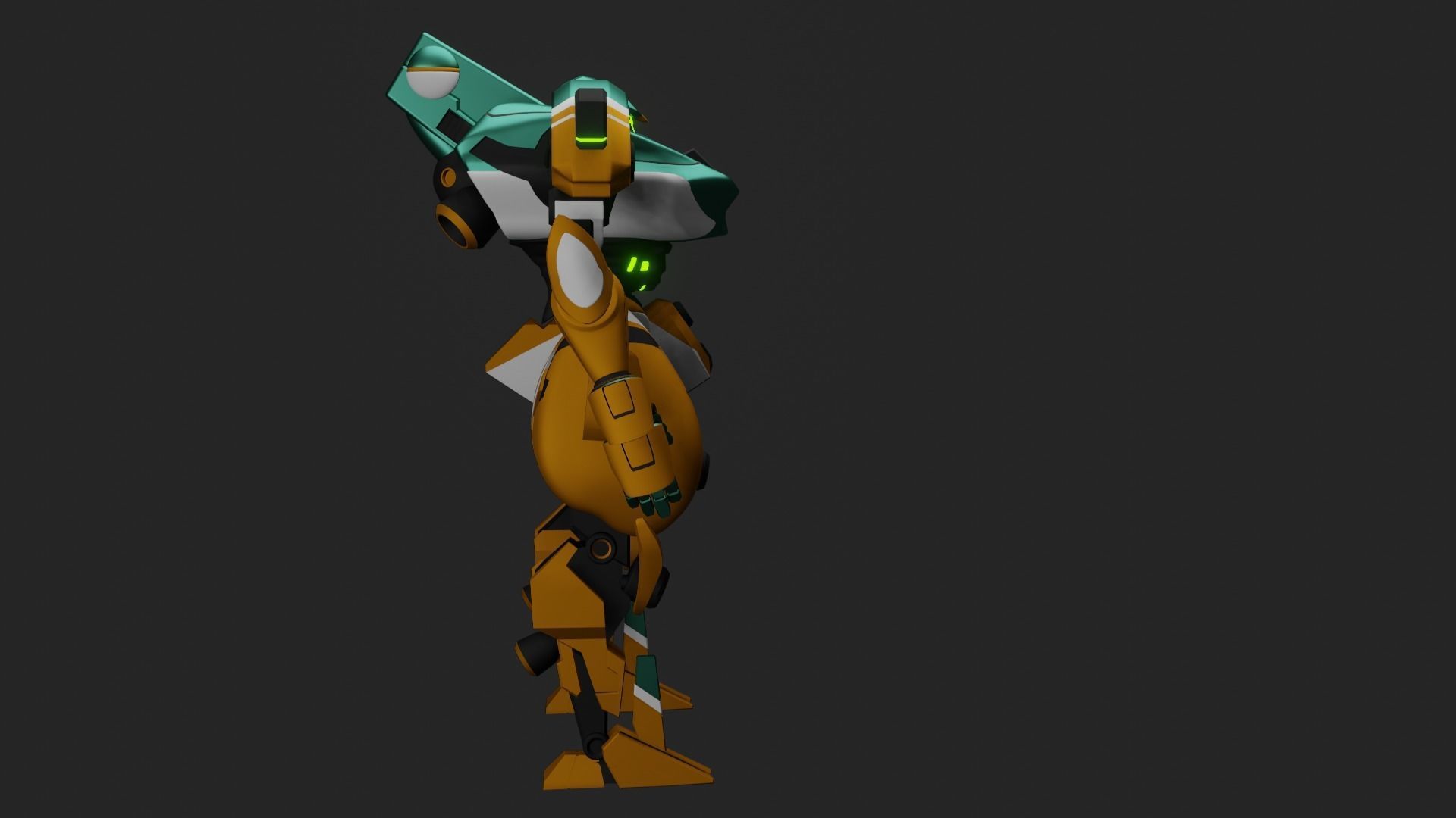 Sci-Fi robot  3D model_17