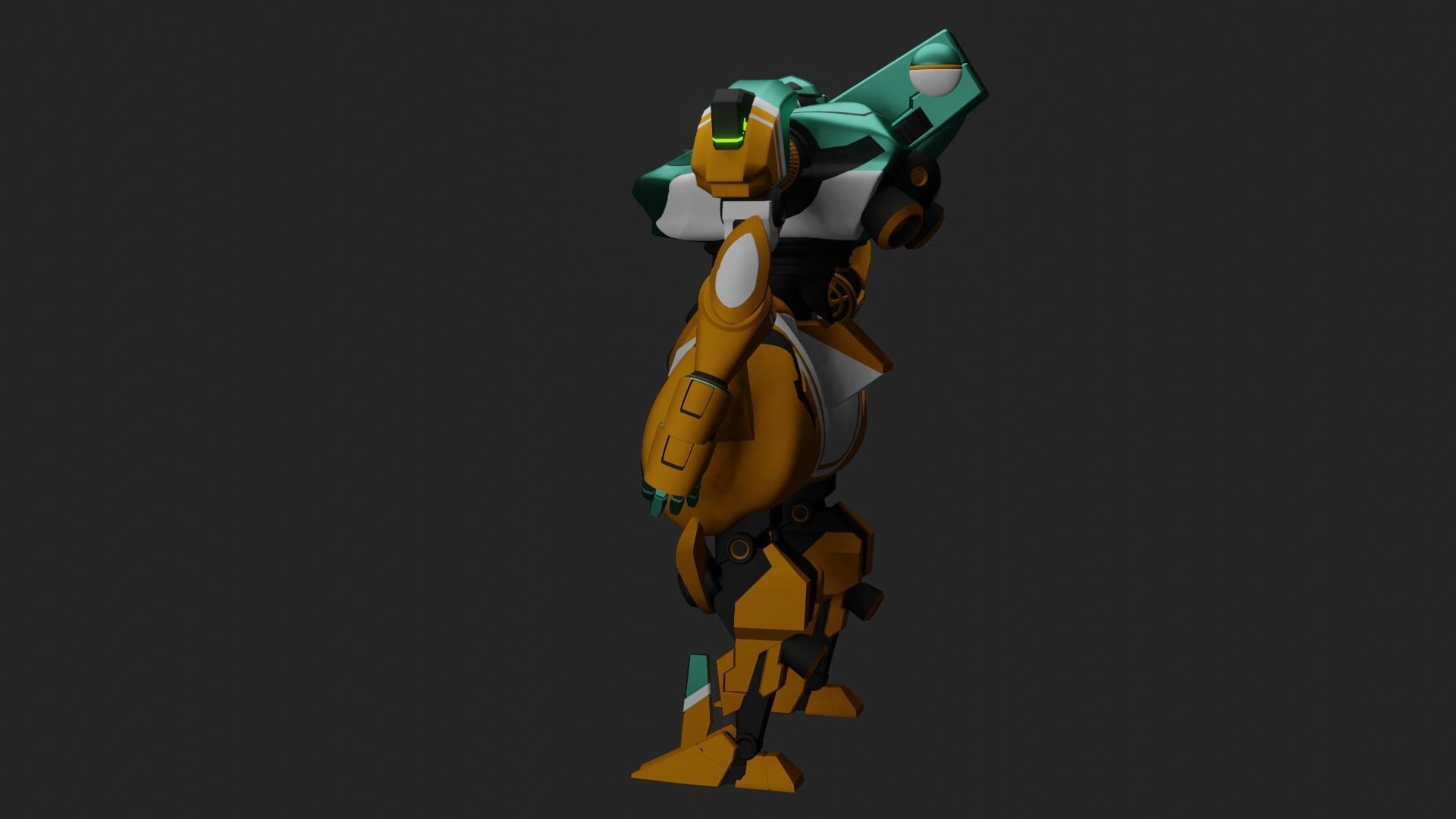 Sci-Fi robot  3D model_15