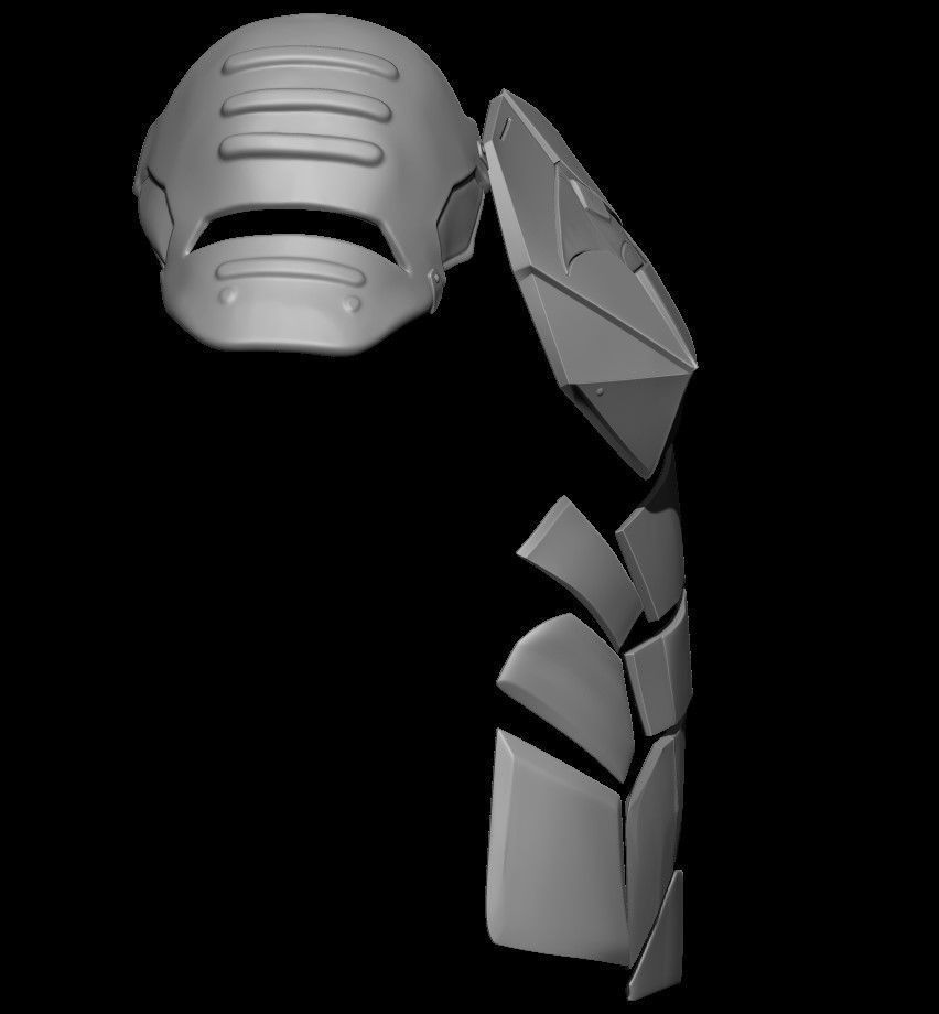 The Batman 2022 - 3D print model armor 3D print model_10