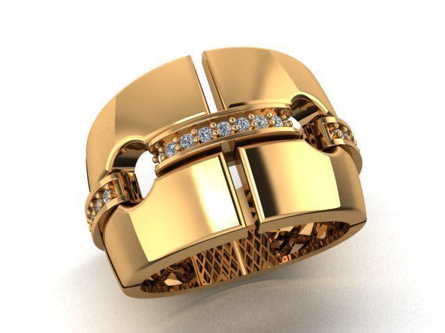 goldo ring  3D print model_5