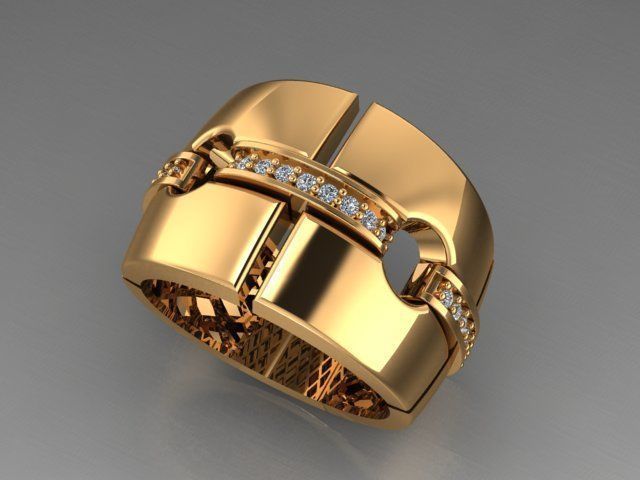 goldo ring  3D print model_4