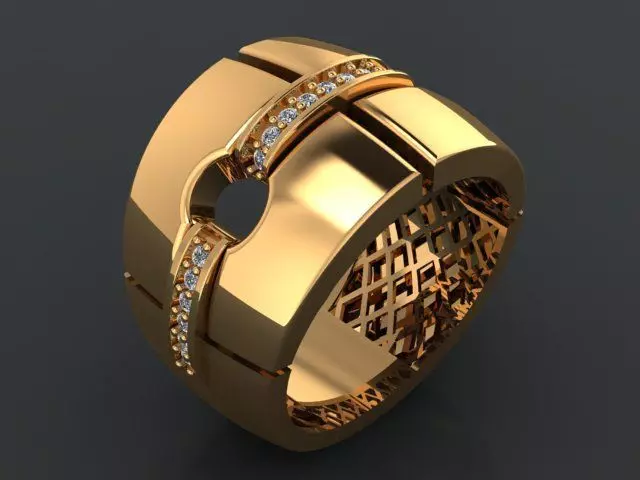 goldo ring  3D print model_0