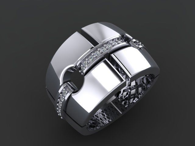 goldo ring  3D print model_9