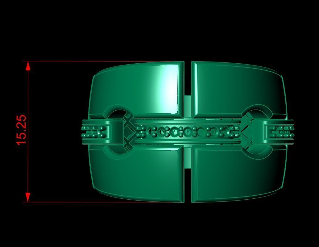 goldo ring  3D print model_19