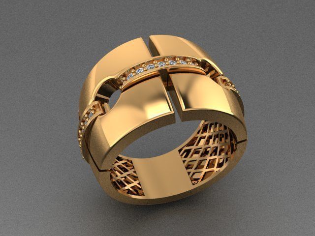 goldo ring  3D print model_2