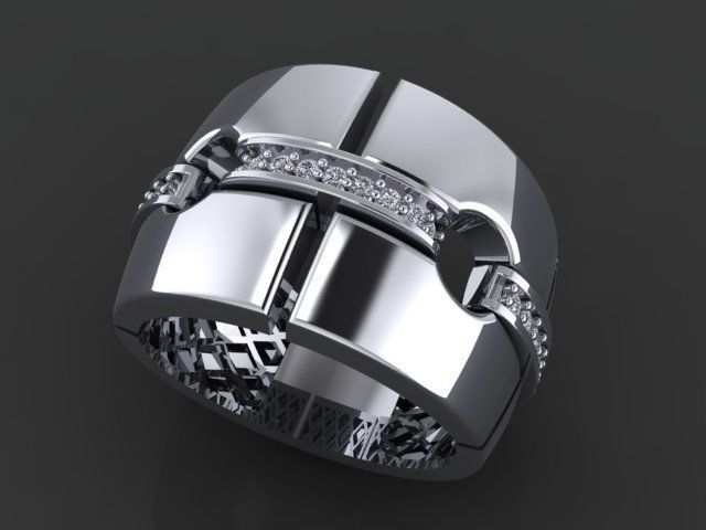 goldo ring  3D print model_8