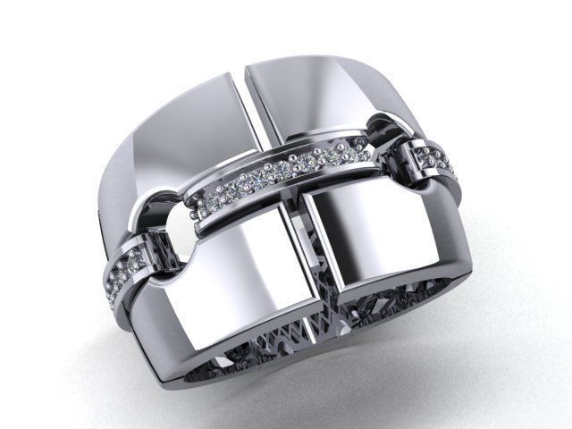 goldo ring  3D print model_6