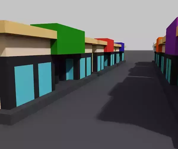 Voxel Supermarket Model 6 Colors