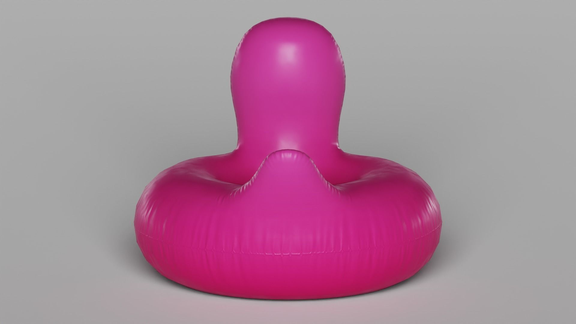 Giant Rubber Ducky Pool Float 3D model_29