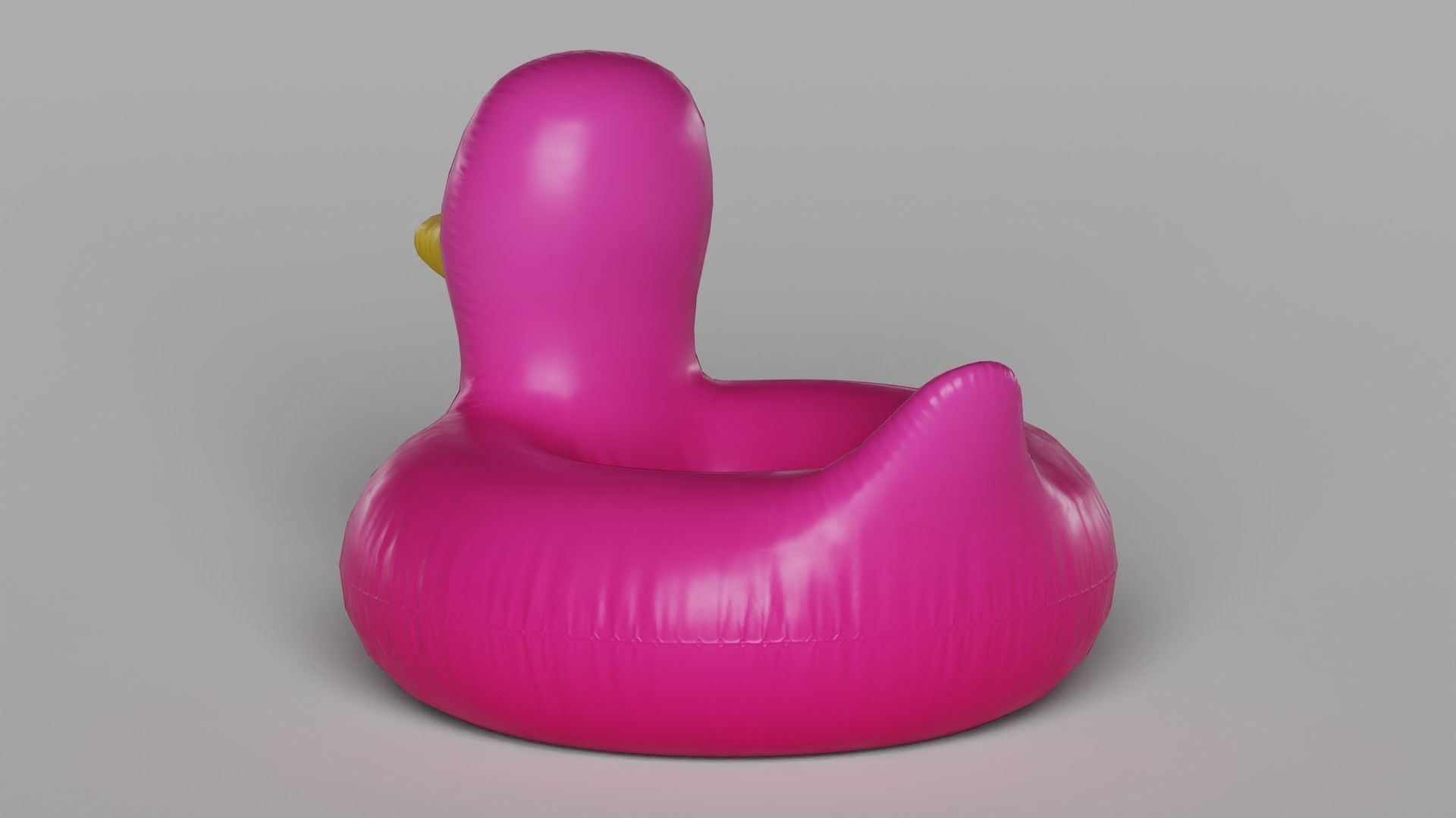 Giant Rubber Ducky Pool Float 3D model_30