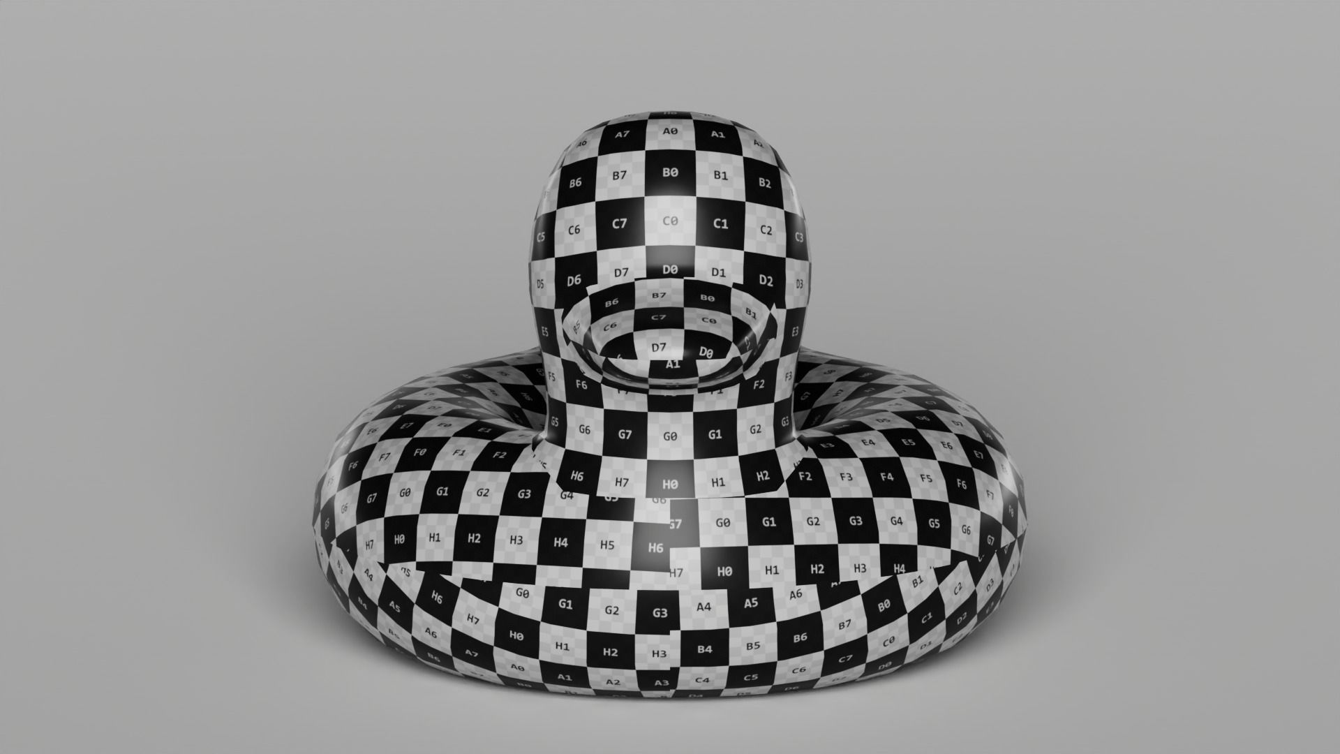 Giant Rubber Ducky Pool Float 3D model_37