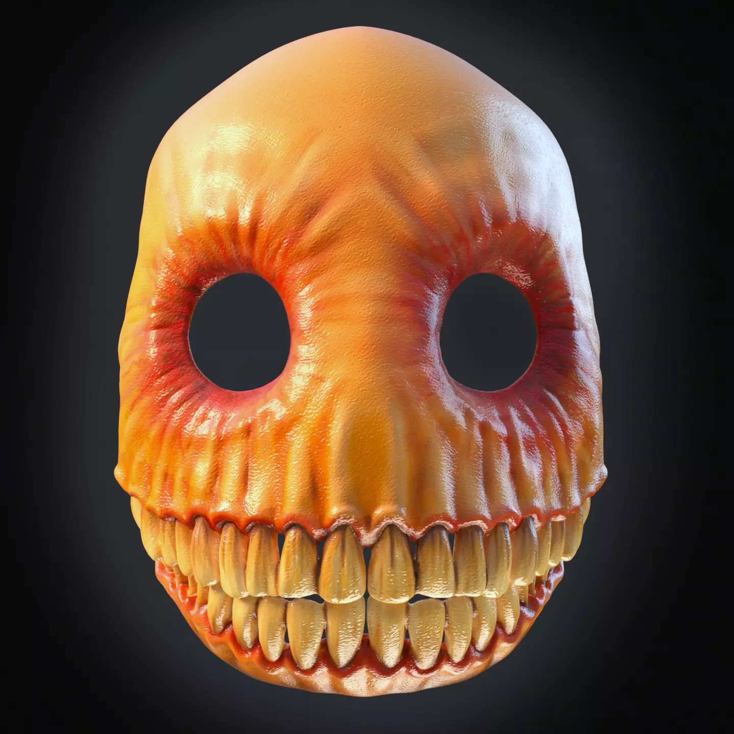 smiling mask halloween 3D print model