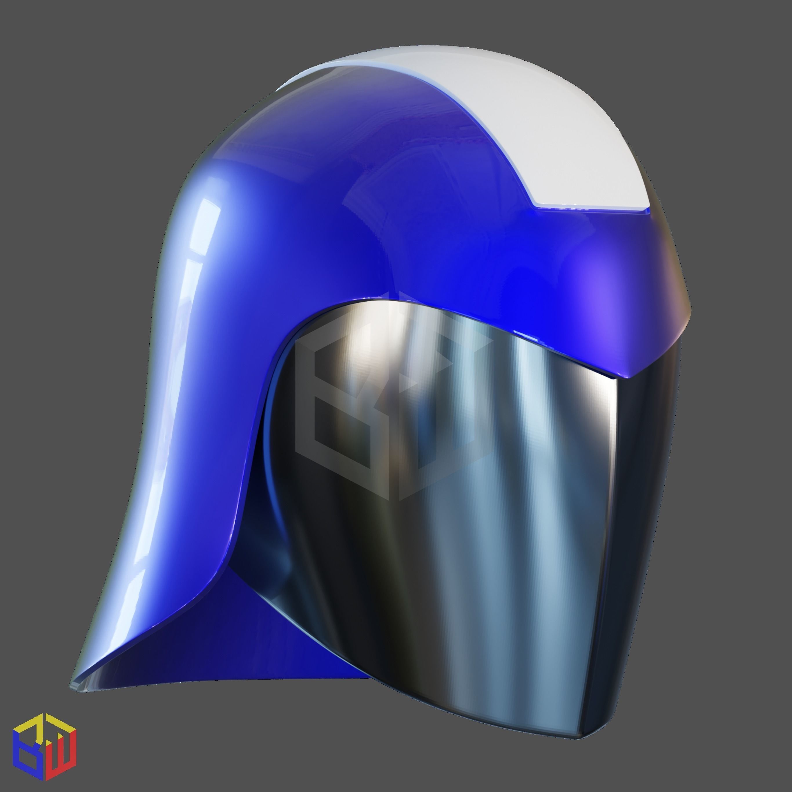 Cobra Commander OG Helmet 3D print model_1