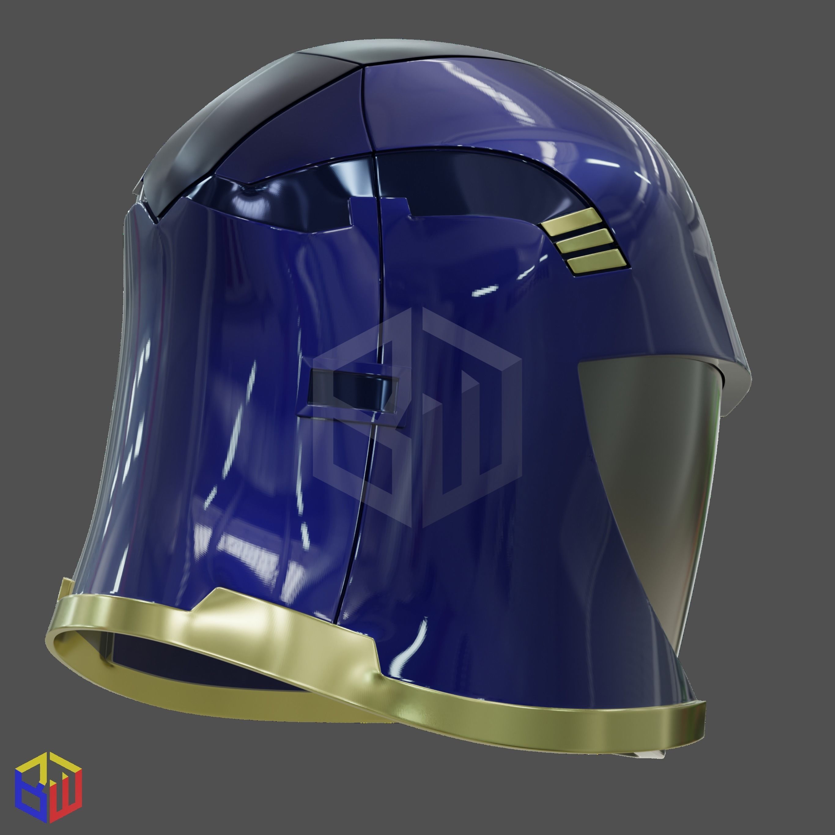 Cobra Commander Classified Series Helmet 3D print model_2