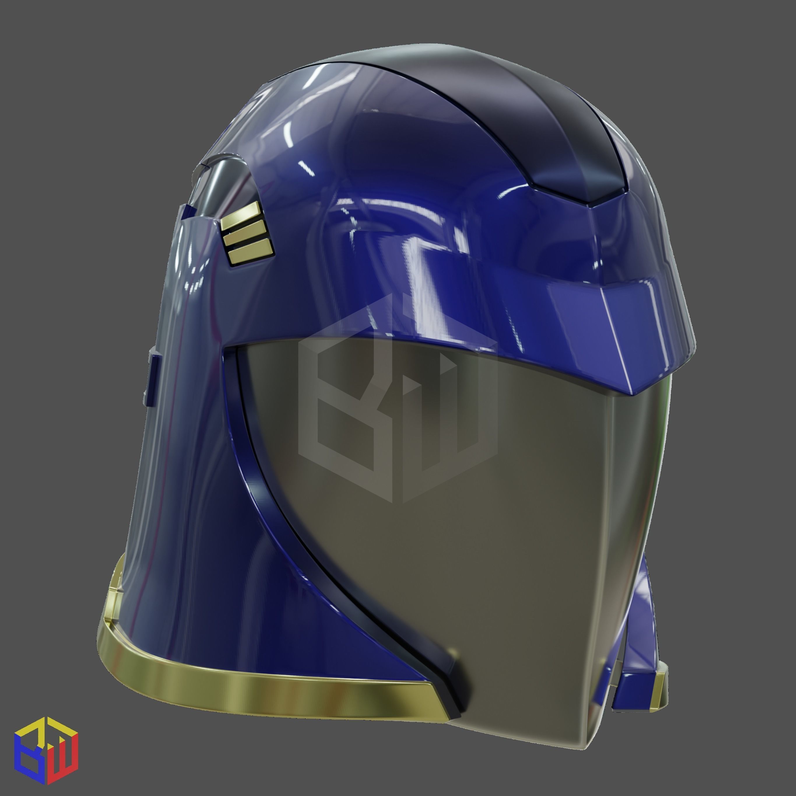 Cobra Commander Classified Series Helmet 3D print model_1