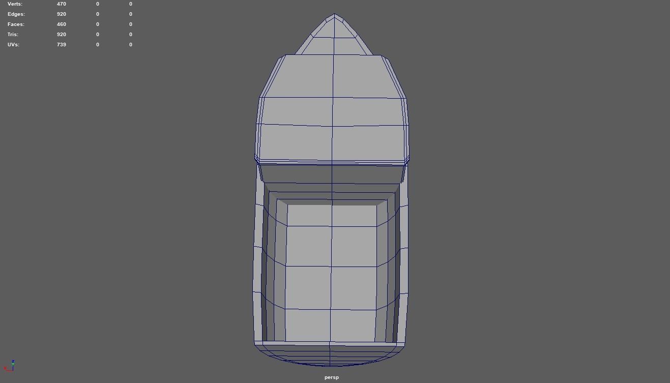 Low Poly Boat 06 Low-poly 3D model_11