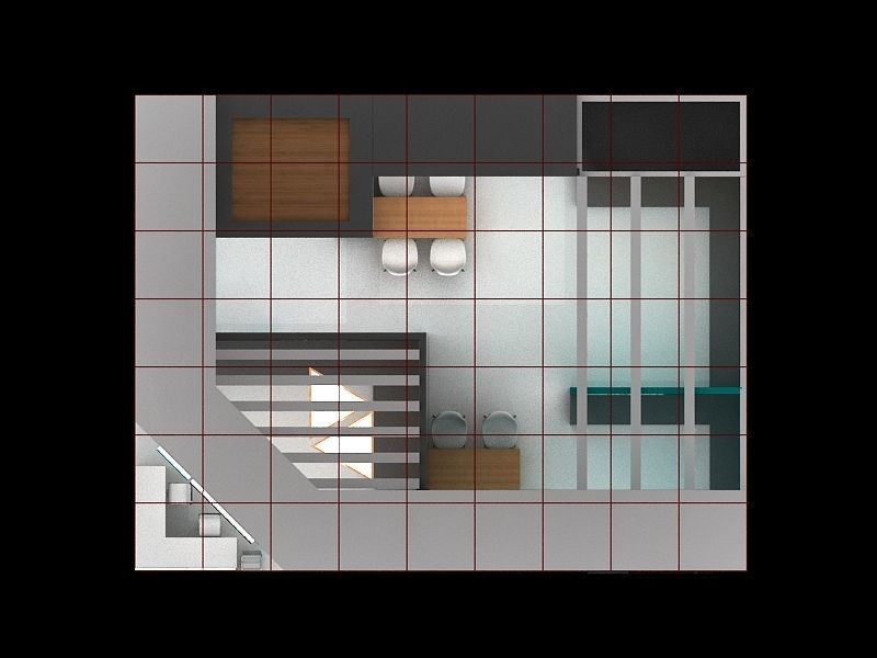 9mtr x 7mtr two side open exhibition stand 3D print model_9