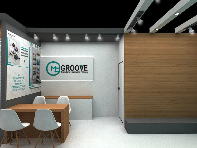 9mtr x 7mtr two side open exhibition stand 3D print model_5