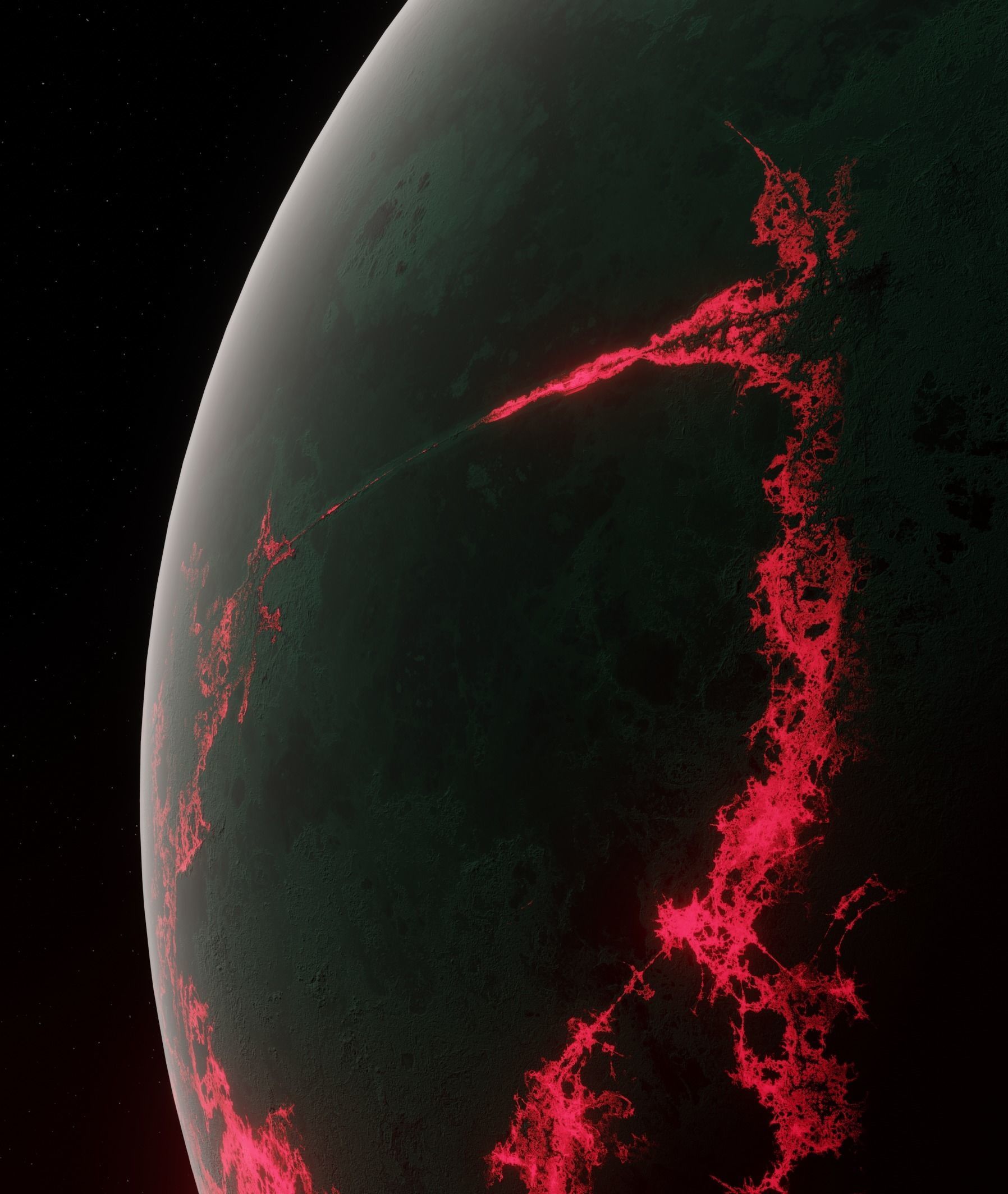 Planet Space Ready to game Low-poly 3D model_3