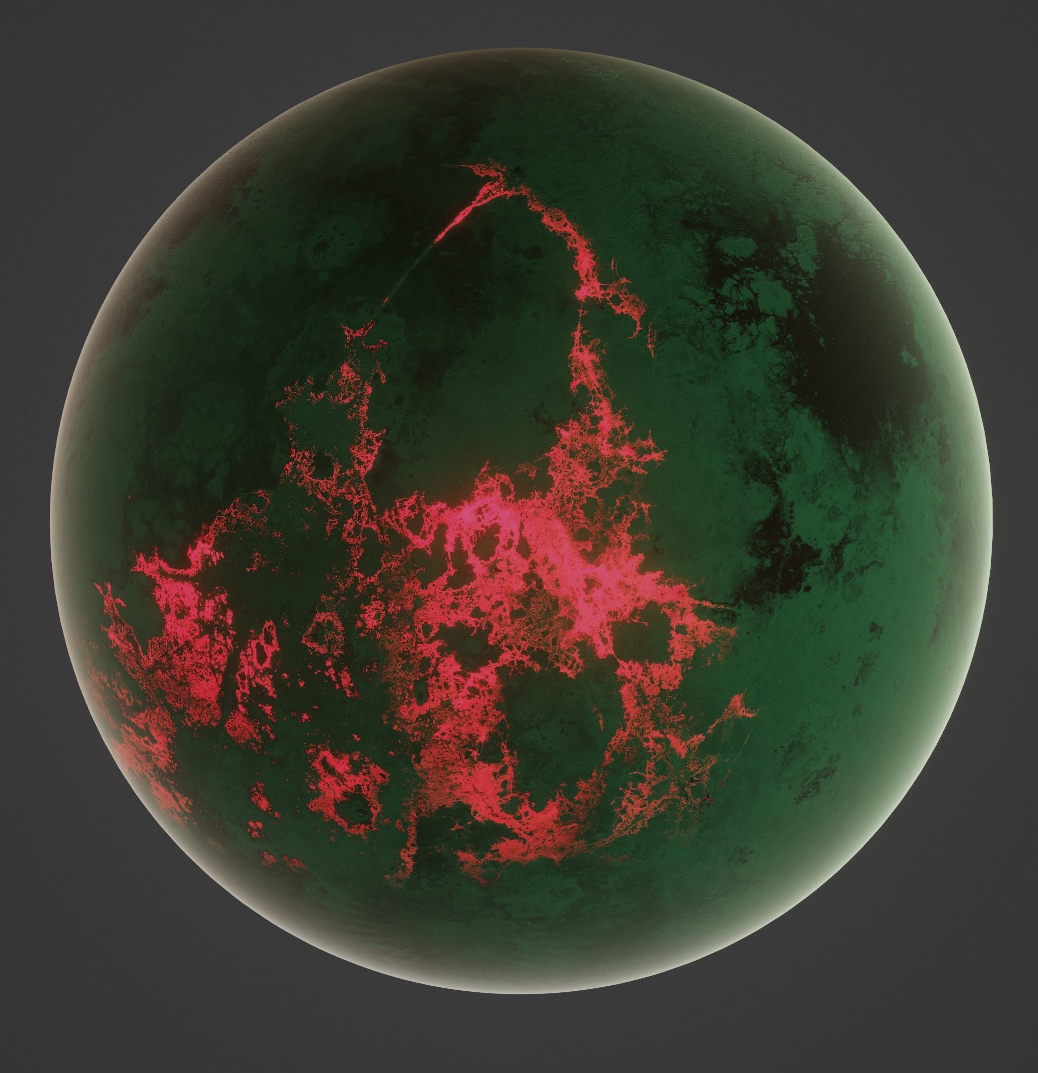 Planet Space Ready to game Low-poly 3D model_12