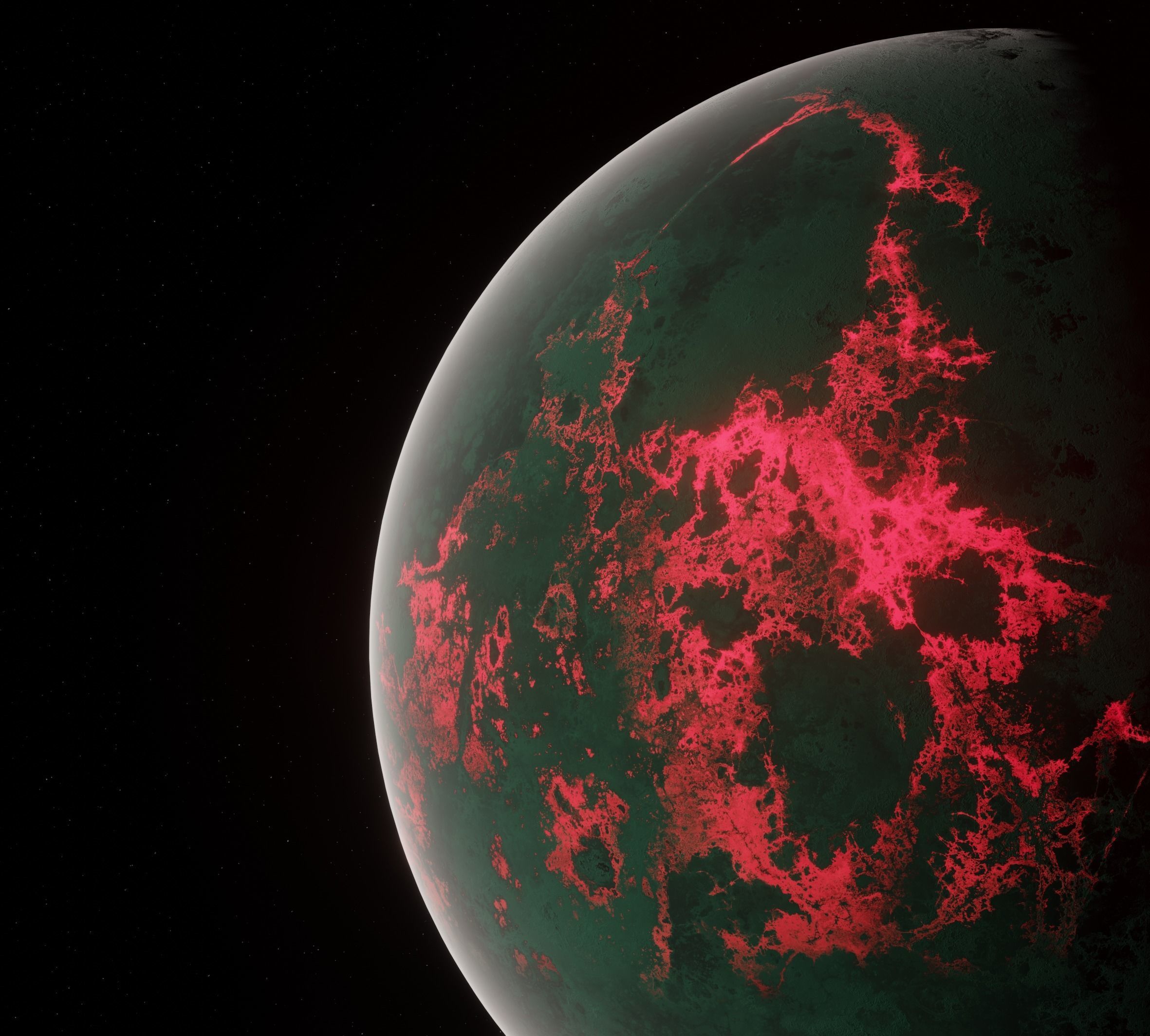 Planet Space Ready to game Low-poly 3D model_10