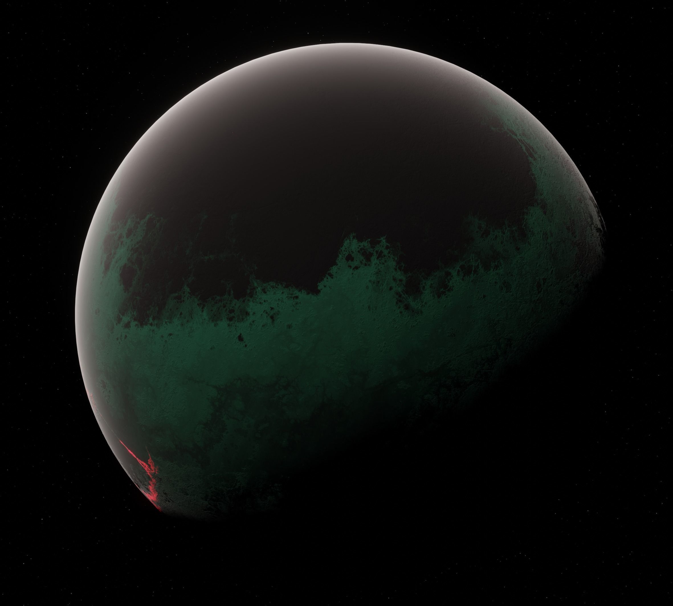 Planet Space Ready to game Low-poly 3D model_7