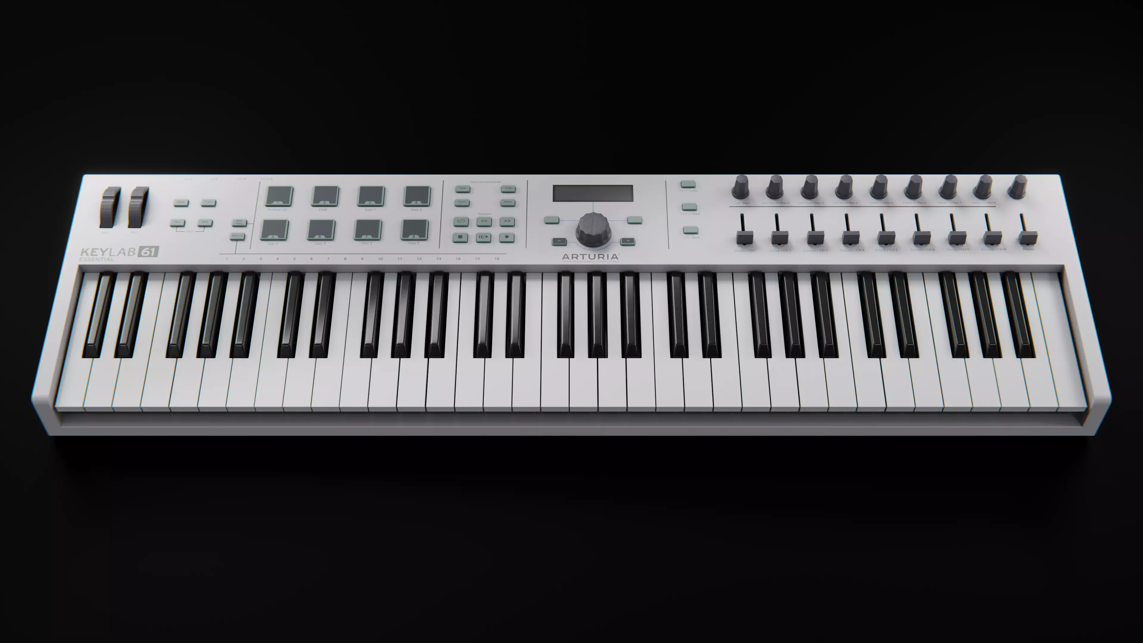 Piano Keylab 61 Essential - Arturia 3D Model 3D model_0