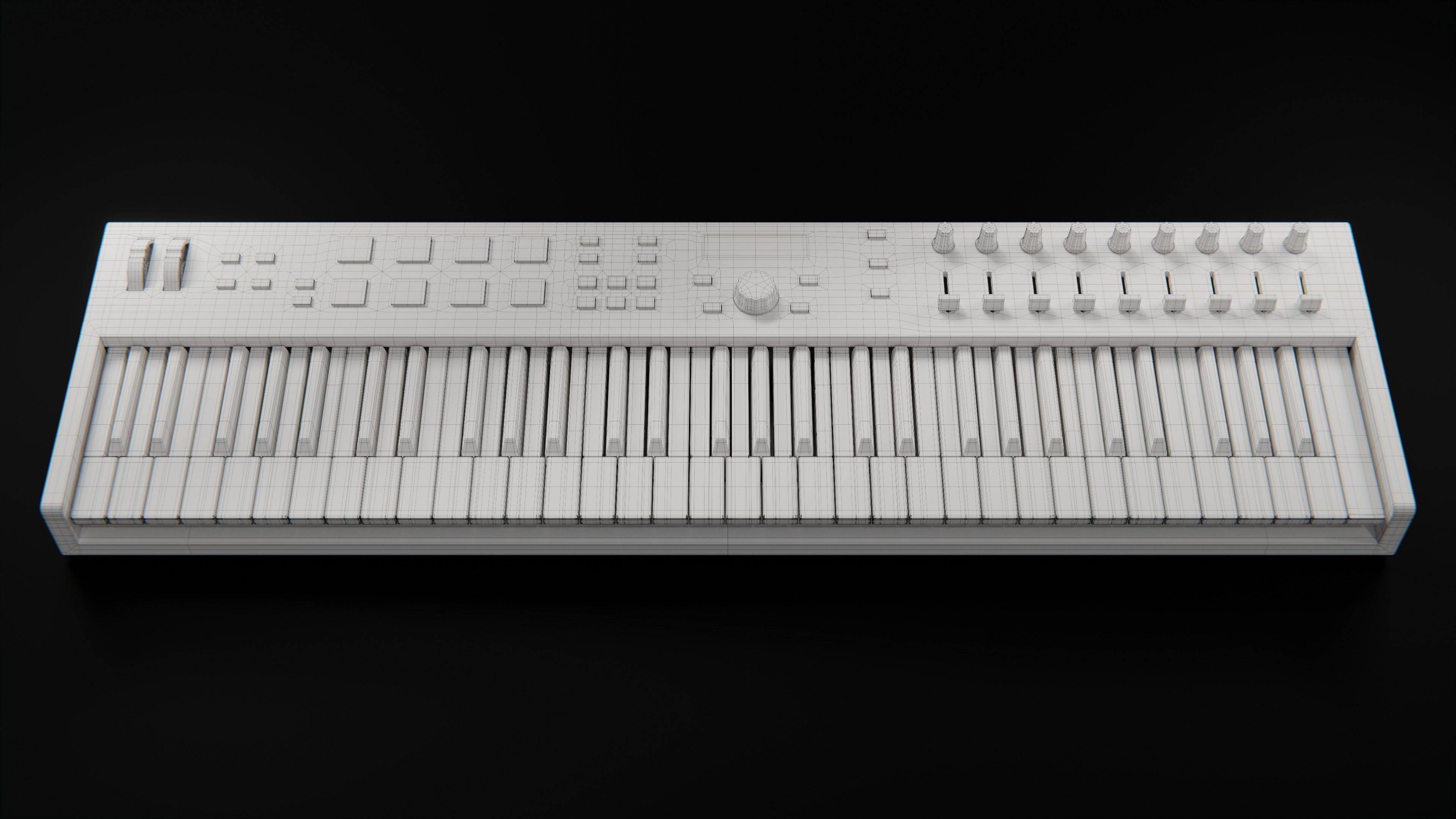 Piano Keylab 61 Essential - Arturia 3D Model 3D model_2