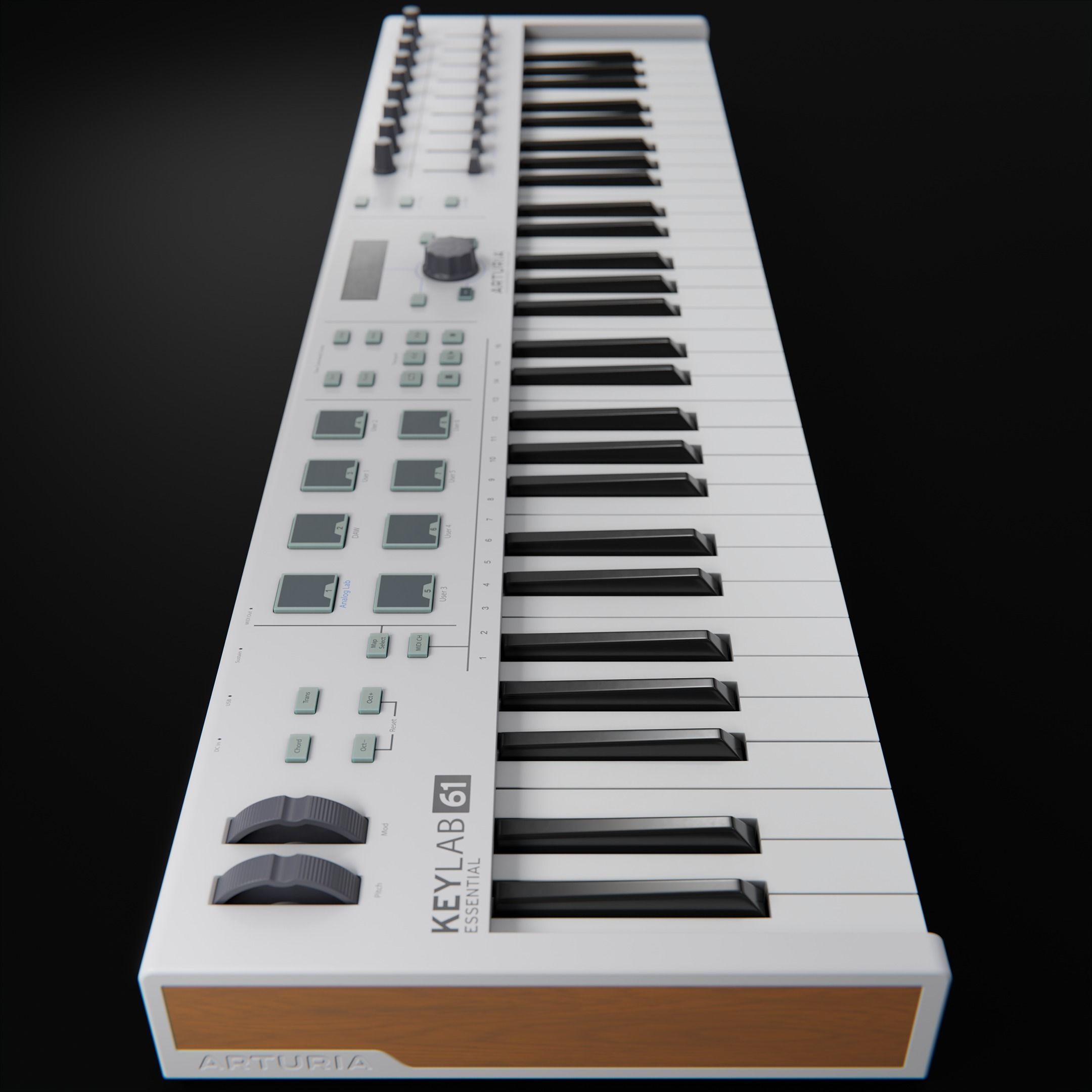 Piano Keylab 61 Essential - Arturia 3D Model 3D model_4