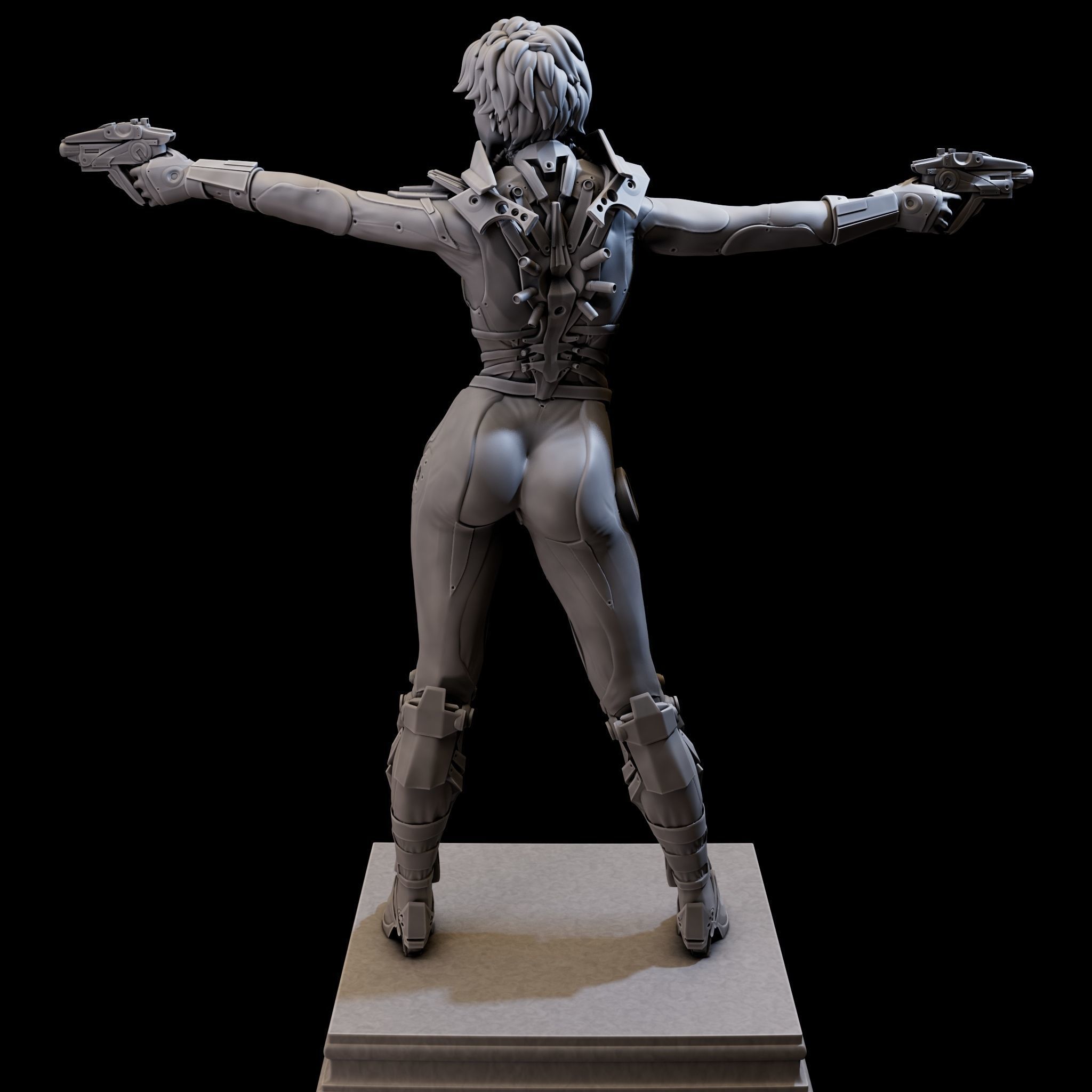 CosmoGirl for 3d Print 3D print model_13