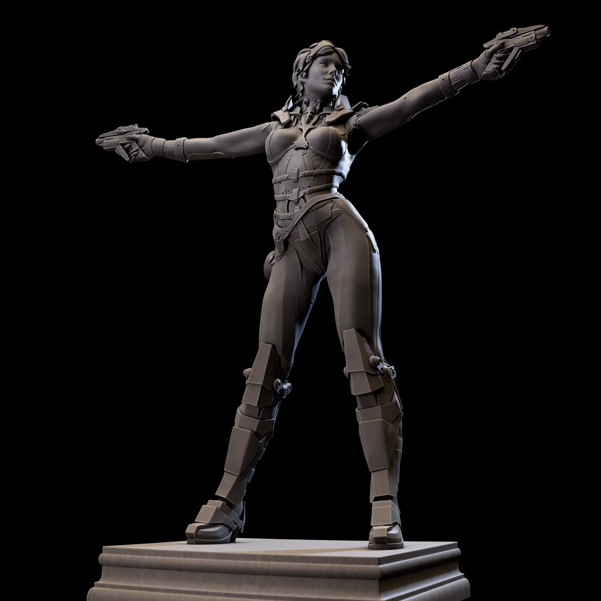 CosmoGirl for 3d Print 3D print model_22