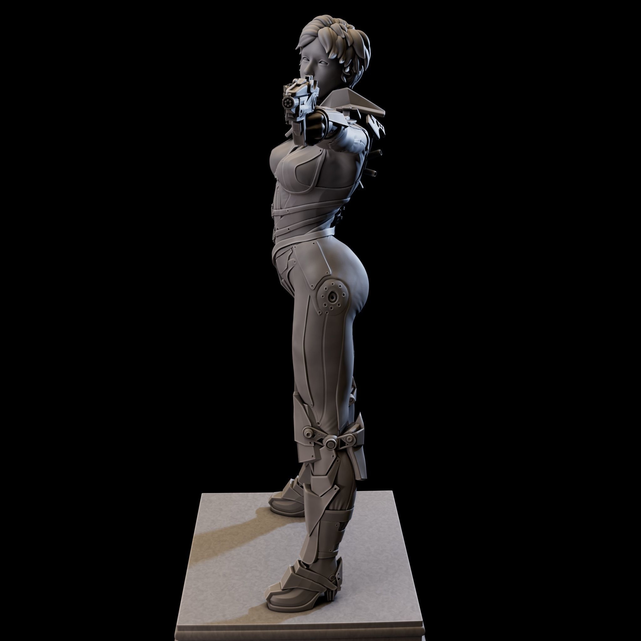 CosmoGirl for 3d Print 3D print model_7