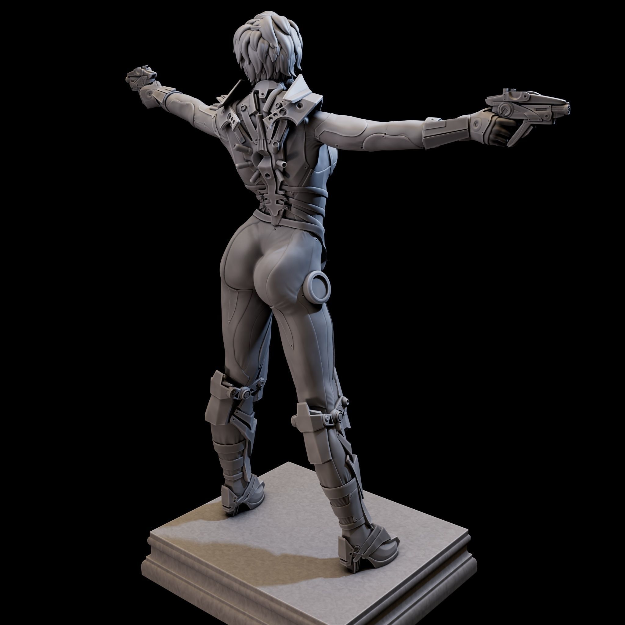 CosmoGirl for 3d Print 3D print model_16