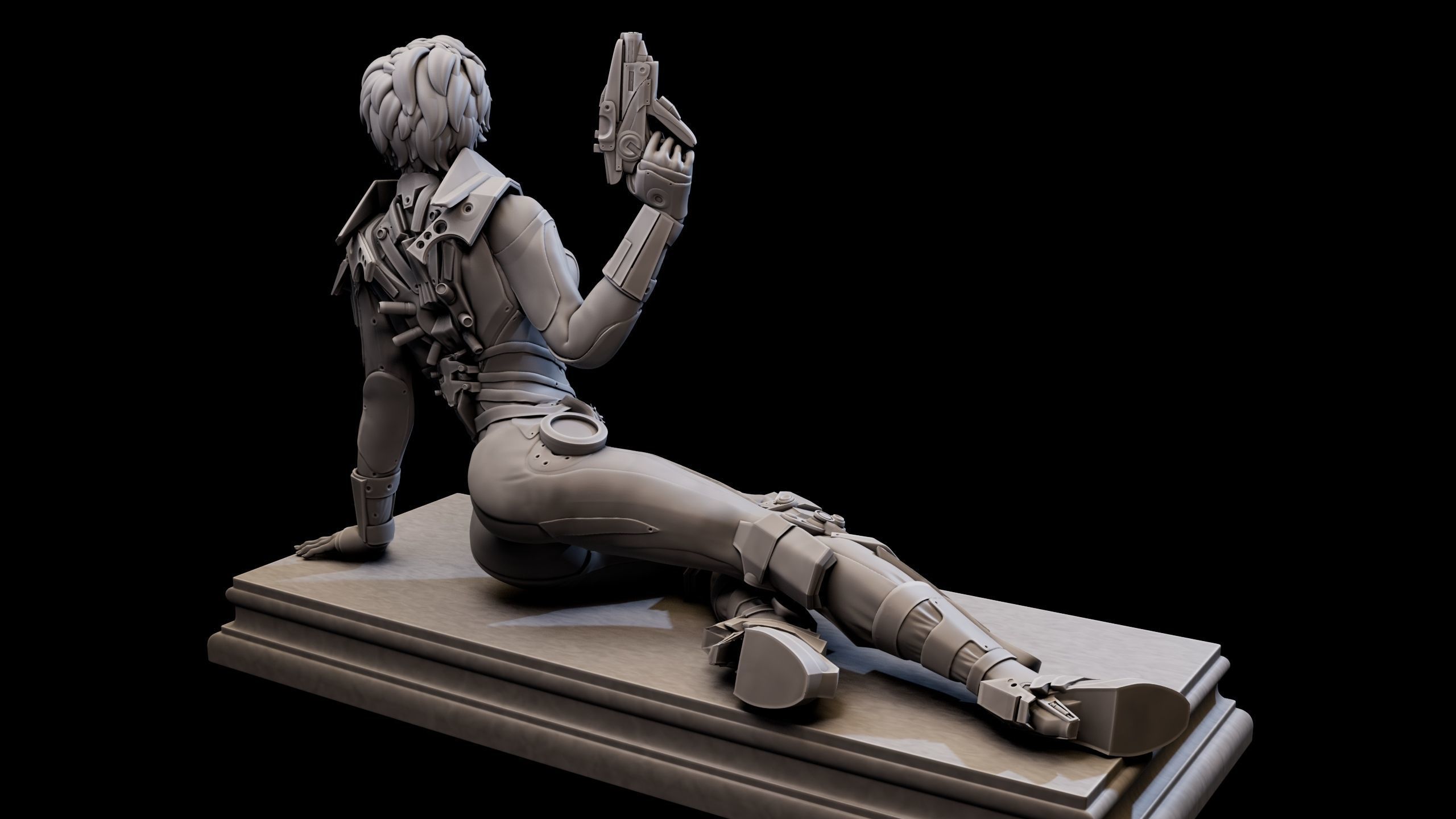 CosmoGirl for 3d Print 3D print model_17