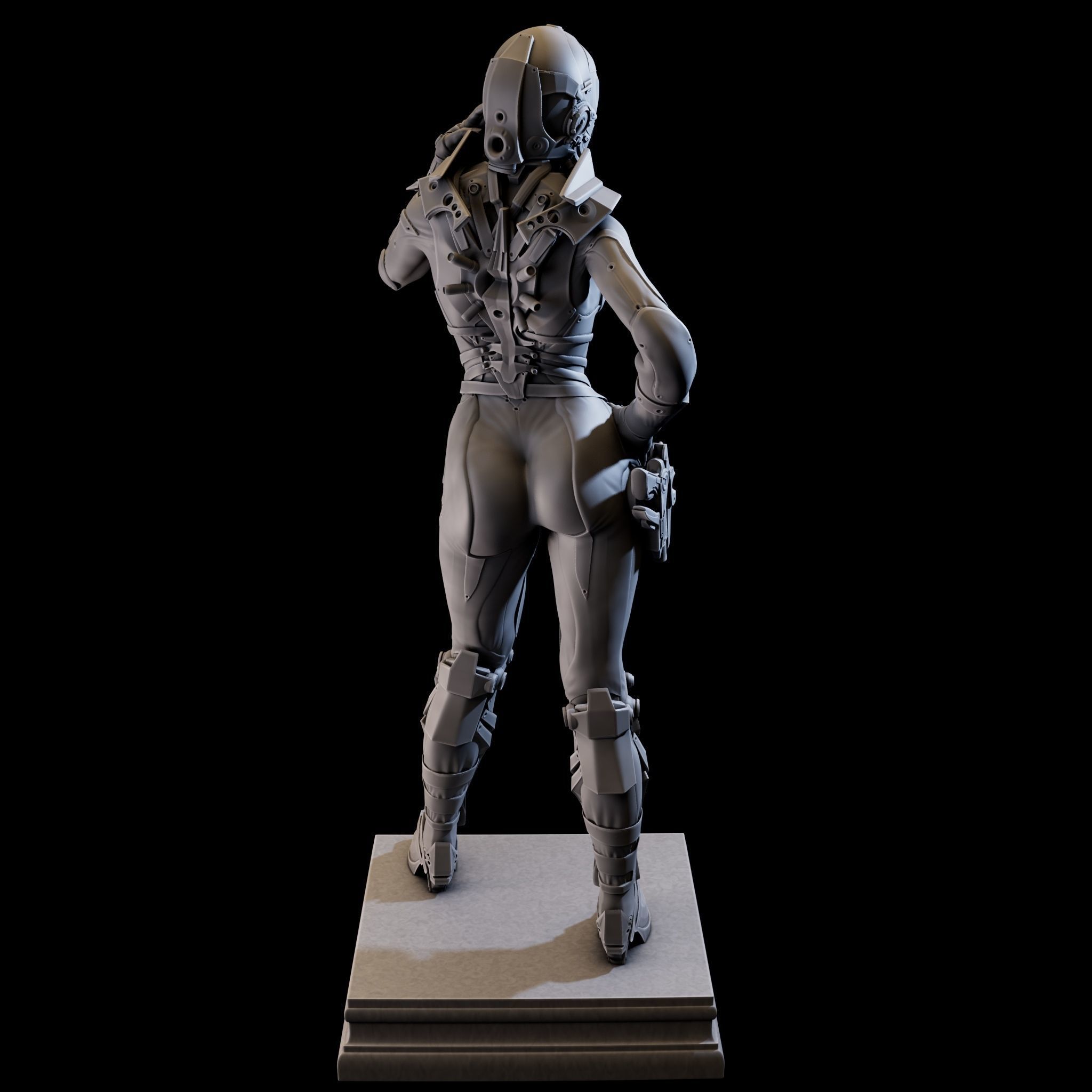 CosmoGirl for 3d Print 3D print model_15