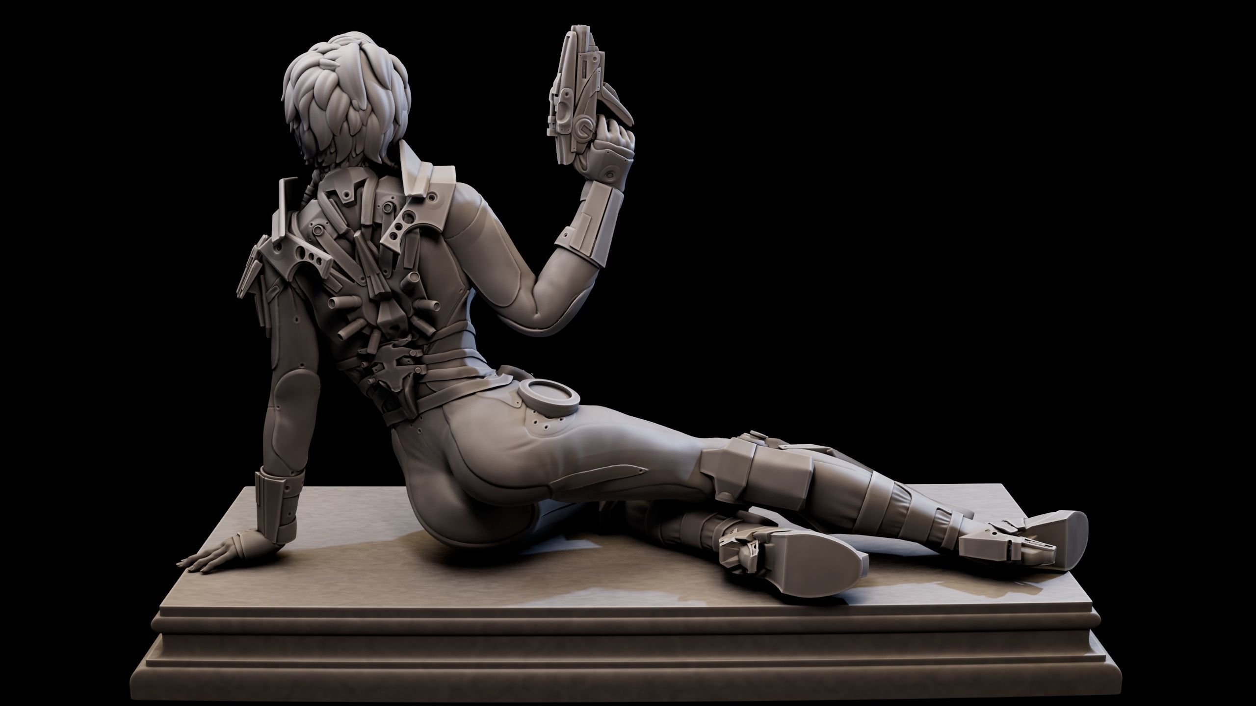 CosmoGirl for 3d Print 3D print model_14