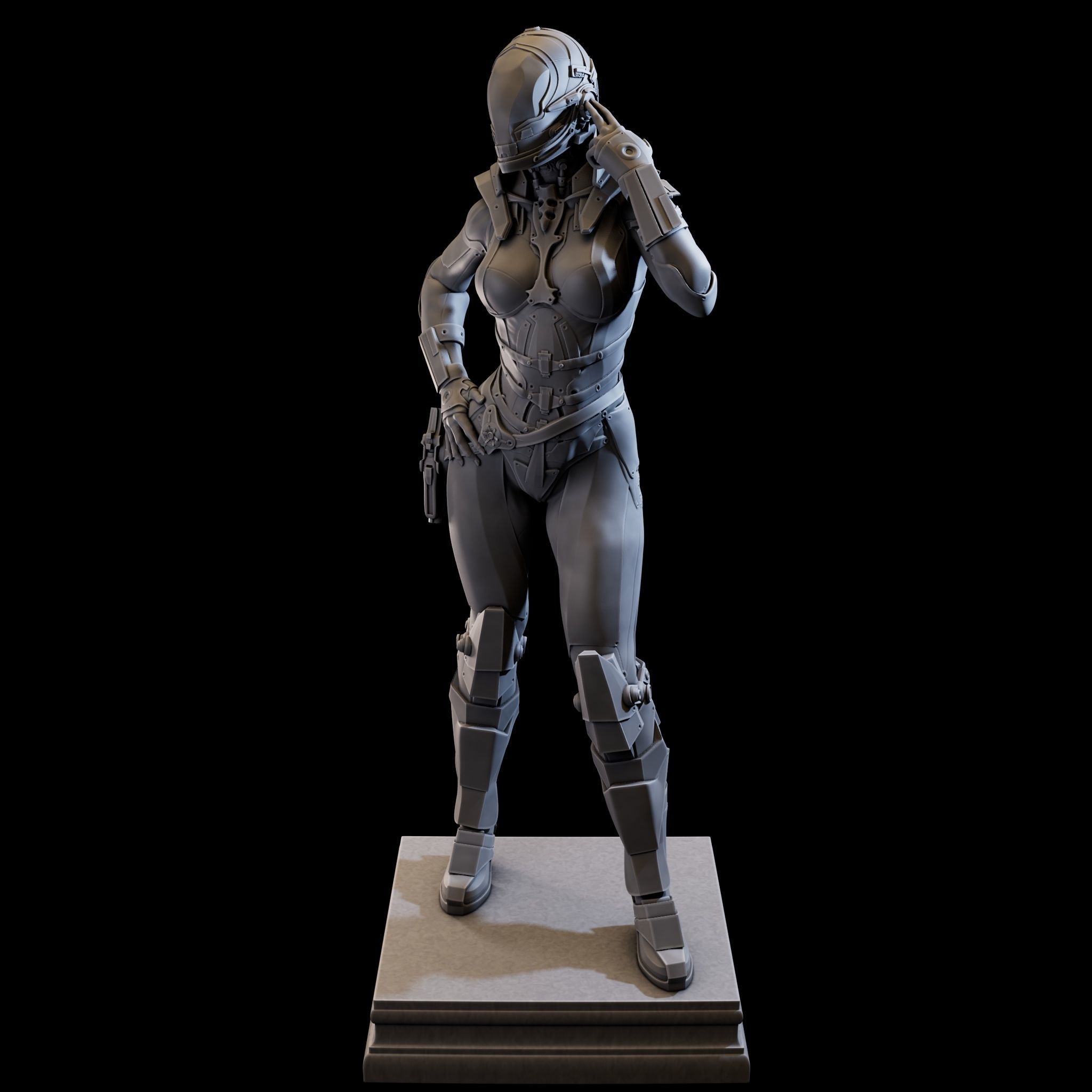 CosmoGirl for 3d Print 3D print model_2