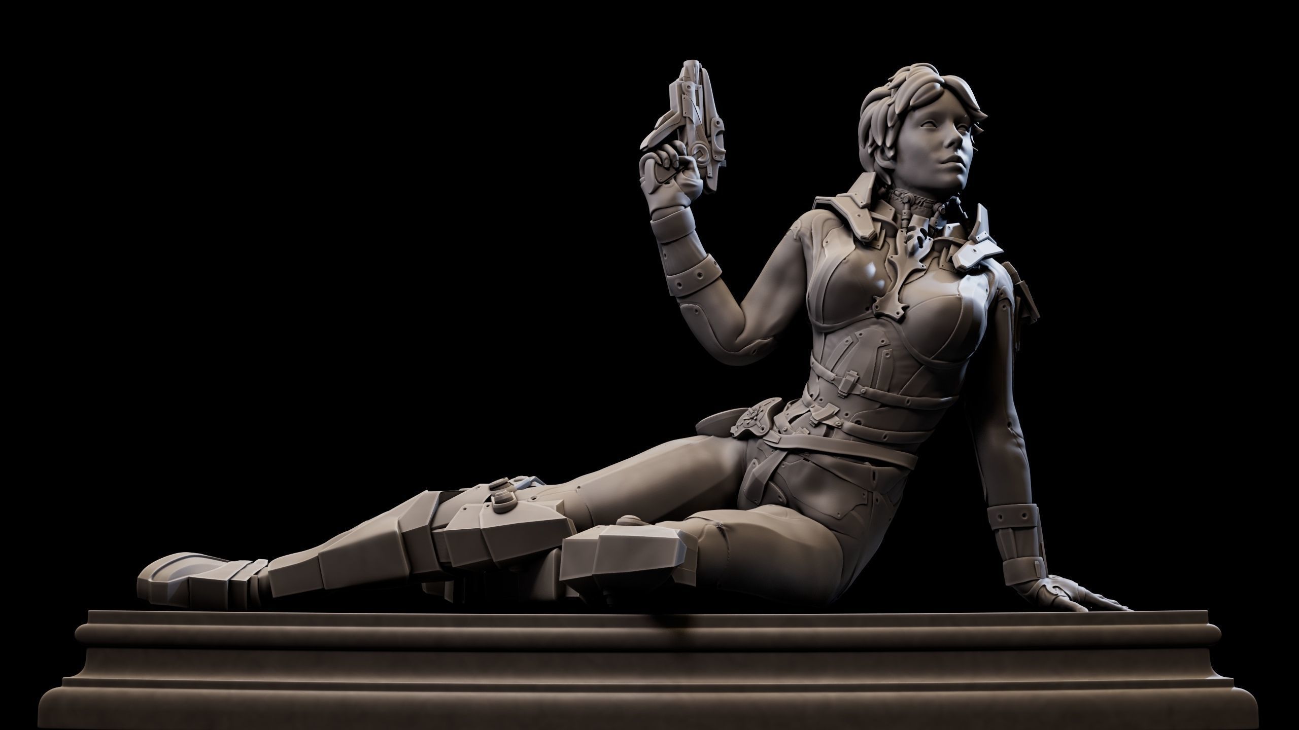 CosmoGirl for 3d Print 3D print model_23