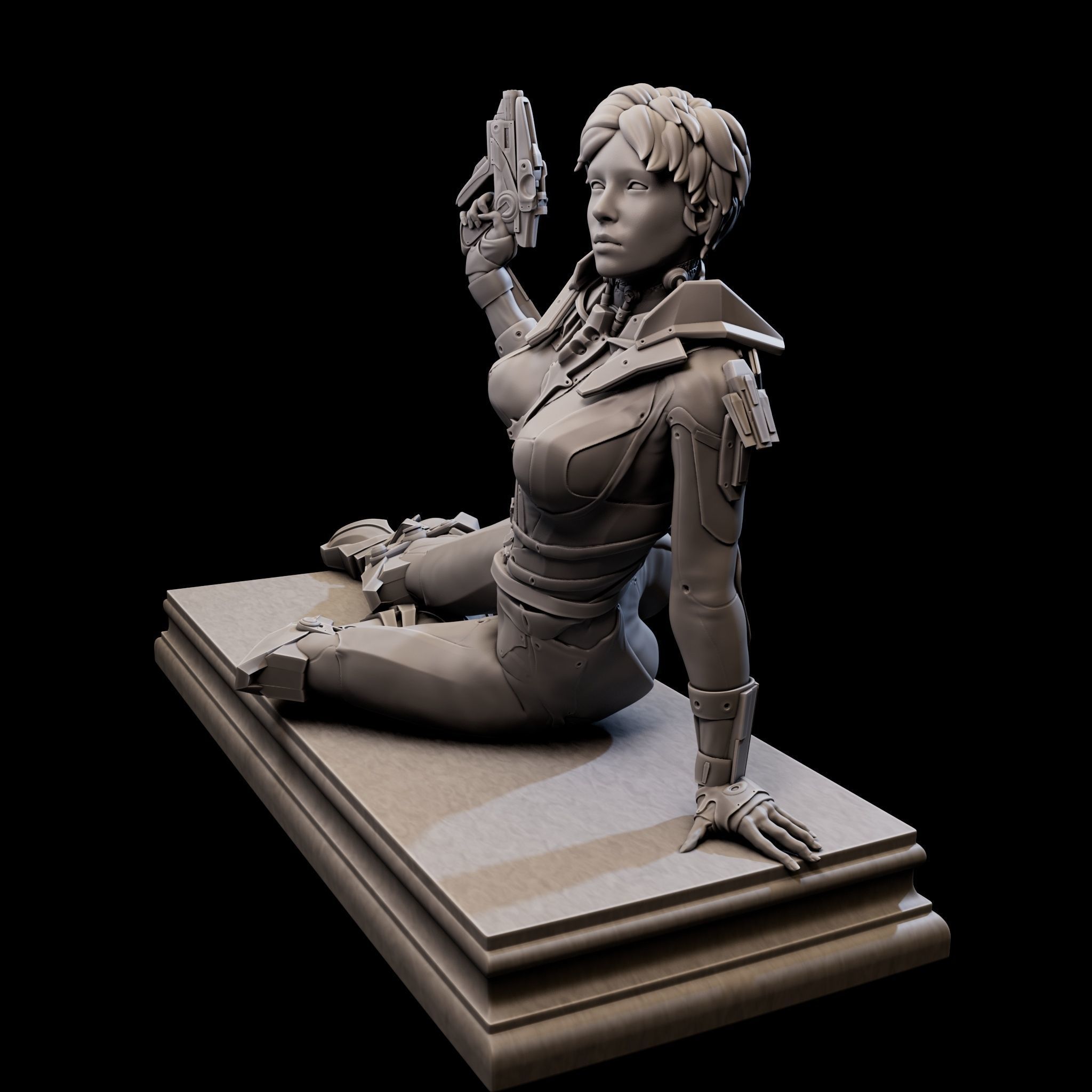 CosmoGirl for 3d Print 3D print model_8