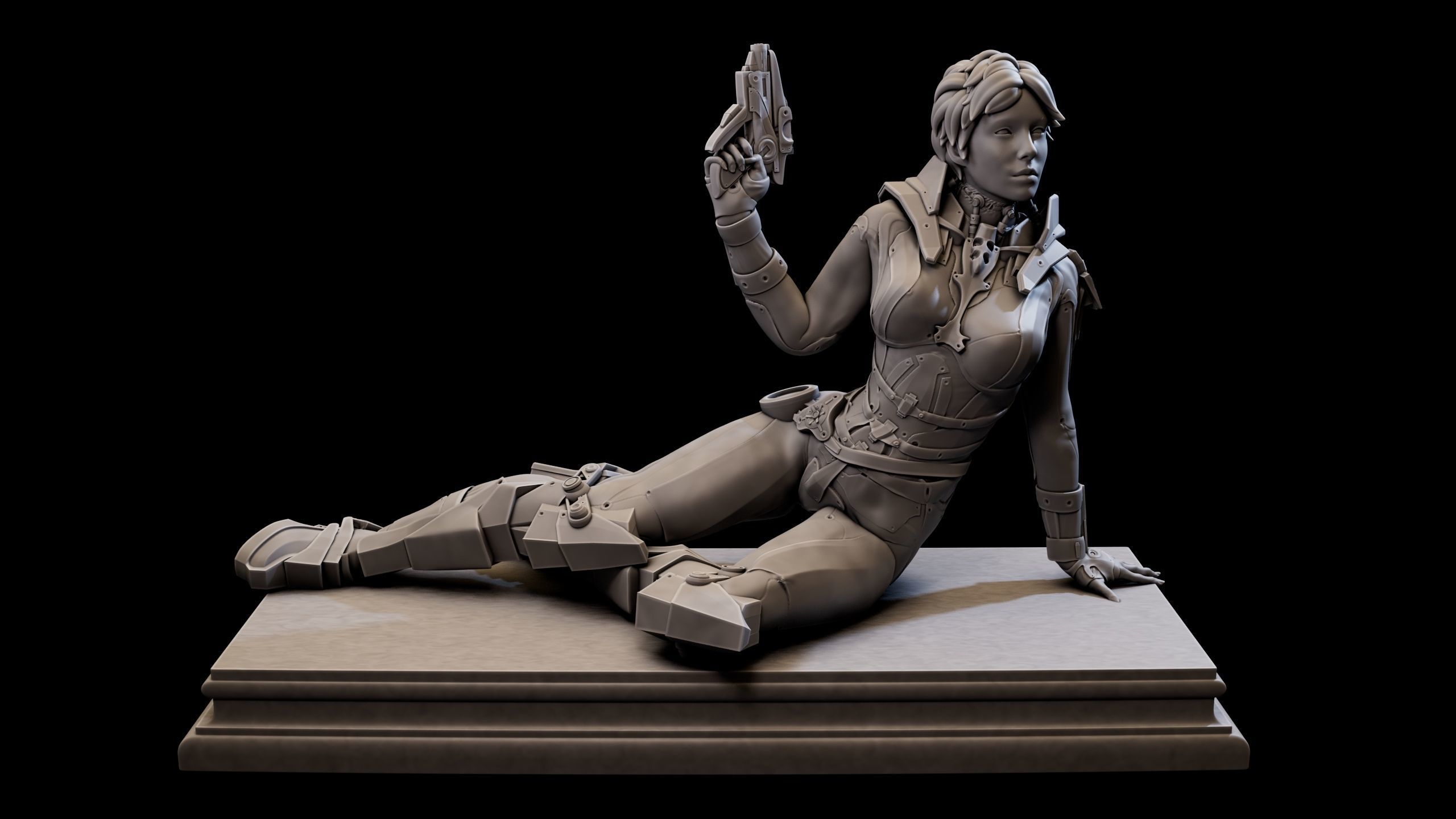 CosmoGirl for 3d Print 3D print model_3