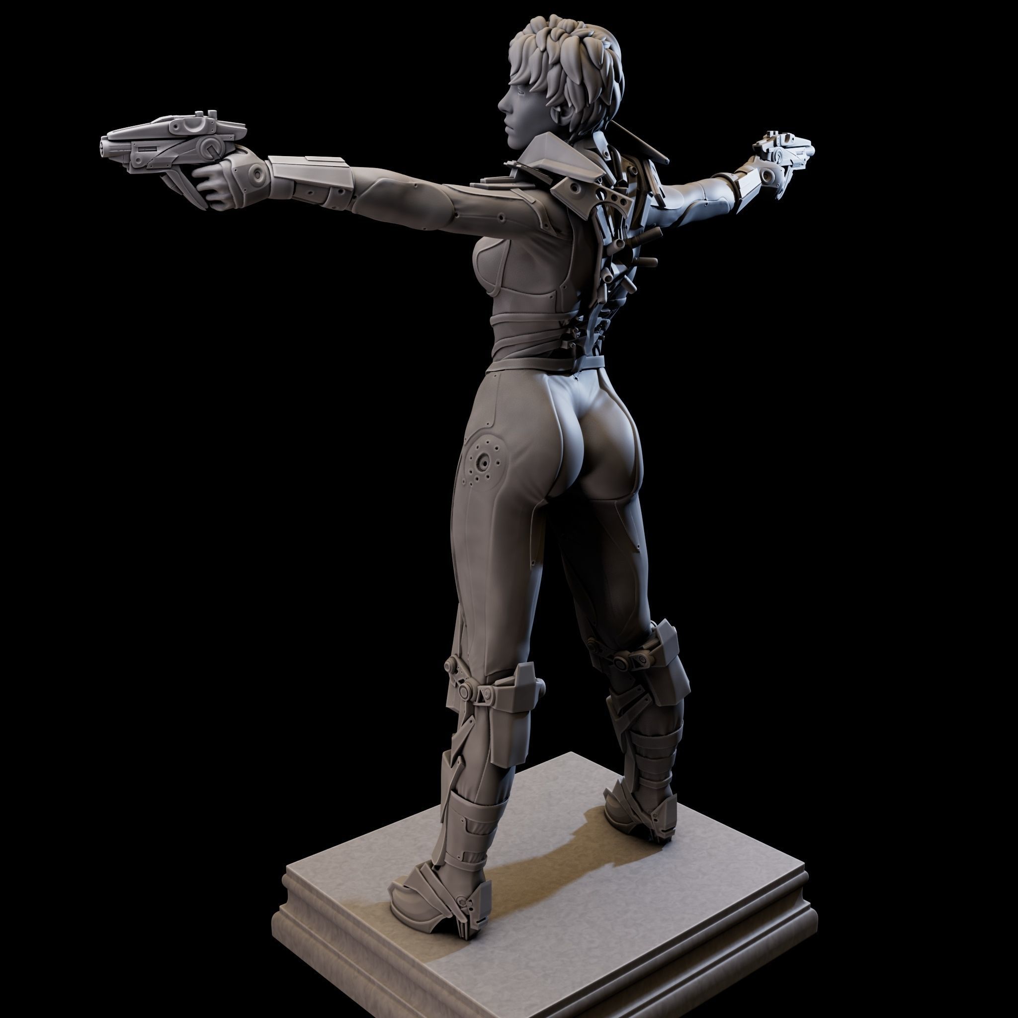 CosmoGirl for 3d Print 3D print model_10
