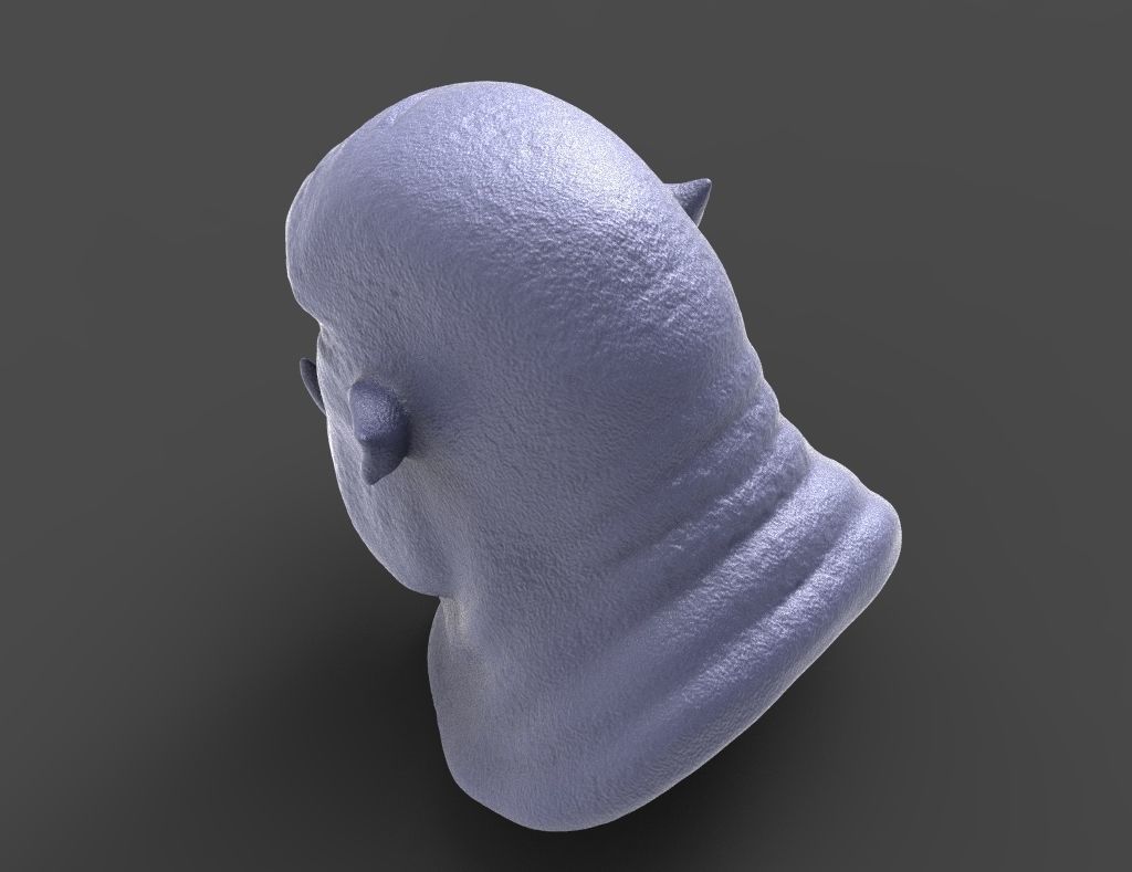 HEAD-Pig14 high poly sculpt  3D model_5