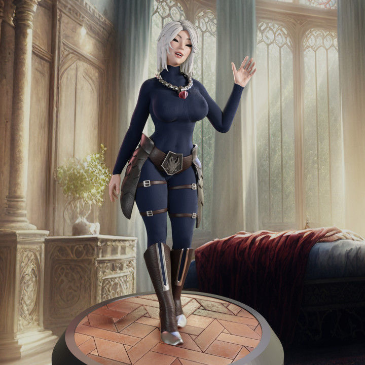 The Queens Guard - Presupported - QB Works 3D print model_16