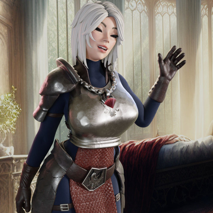 The Queens Guard - Presupported - QB Works 3D print model_15