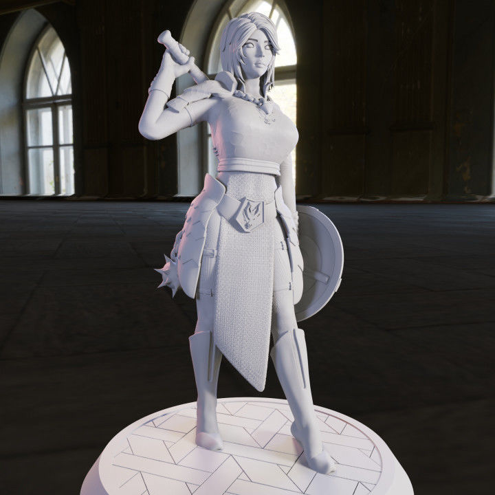 The Queens Guard - Presupported - QB Works 3D print model_3