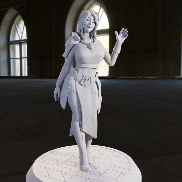 The Queens Guard - Presupported - QB Works 3D print model_1