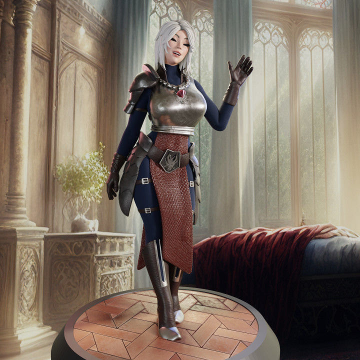 The Queens Guard - Presupported - QB Works 3D print model_14