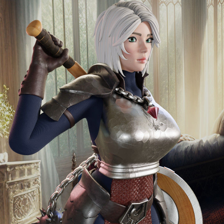 The Queens Guard - Presupported - QB Works 3D print model_5